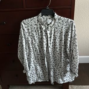 NWOT J Jill linen button up, XL